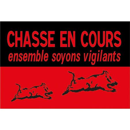 Panneau De Signalisation Prohunt Chasse En Cours