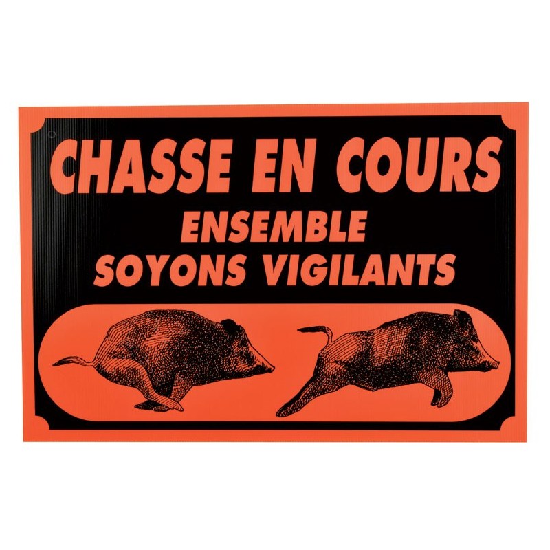 Panneau Signalisation Aluminium 'Chasse Interdite' - Dimensions 25 X 30 Cm - Couleur Rouge, Résistant Aux Intempéries, Sans Entretien