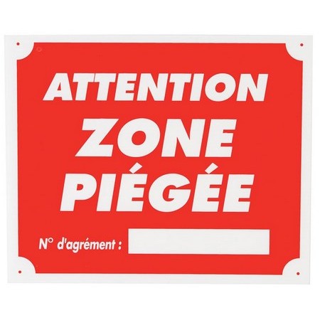 Pannello Segnalazione Januel Attenzione Zona Intrappolata
