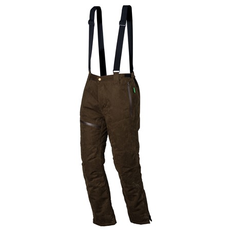Pantalon Bărbați Treeland Warmhunt Suédine - Verde
