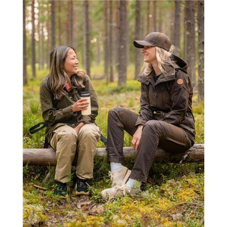 PANTALÓN DE MUJER PINEWOOD FINNVEDEN HYBRID - MARRON