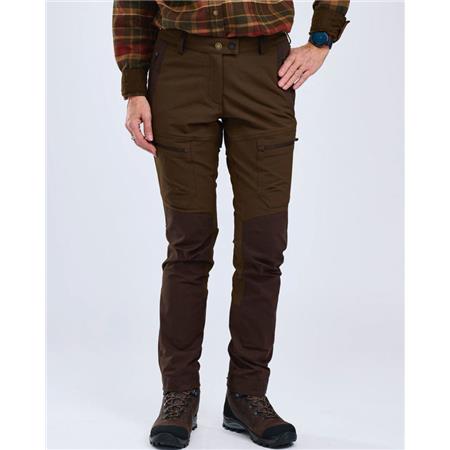 PANTALÓN DE MUJER PINEWOOD FINNVEDEN HYBRID - MARRON