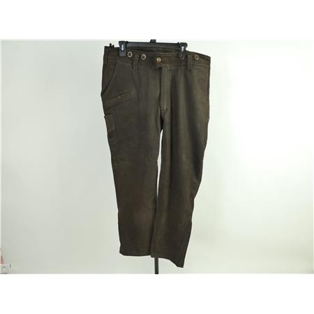 Pantalon De Traque Homme Deerhunter Strasbourg Leather Boot Trousers - Chocolat - 58