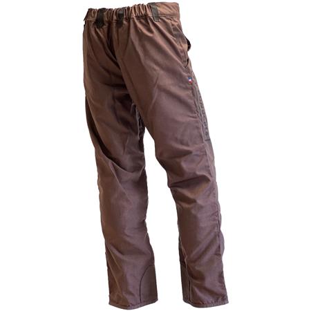 PANTALON DE TRAQUE HOMME F.P CONCEPTS CAYENNE ENDUIT DEVANT - MARRON