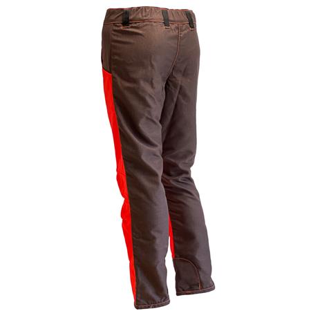 PANTALON DE TRAQUE HOMME F.P CONCEPTS CAYENNE ENDUIT DEVANT - ORANGE/MARRON