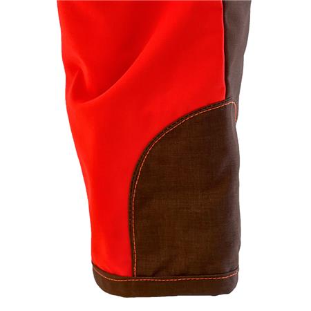 PANTALON DE TRAQUE HOMME F.P CONCEPTS CAYENNE TOUT ENDUIT - ORANGE/MARRON