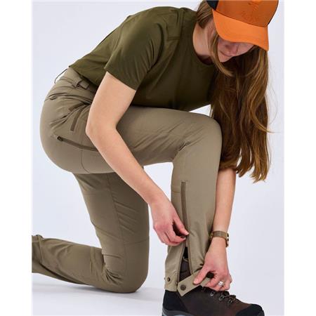 PANTALON FEMME PINEWOOD ABISKO LIGHT STRETCH - MOLE MARRON