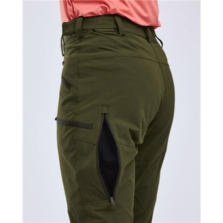 PANTALON FEMME PINEWOOD ABISKO LIGHT STRETCH - MOSS GREEN/MOSS GREEN