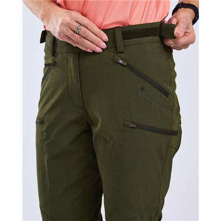 PANTALON FEMME PINEWOOD ABISKO LIGHT STRETCH - MOSS GREEN/MOSS GREEN