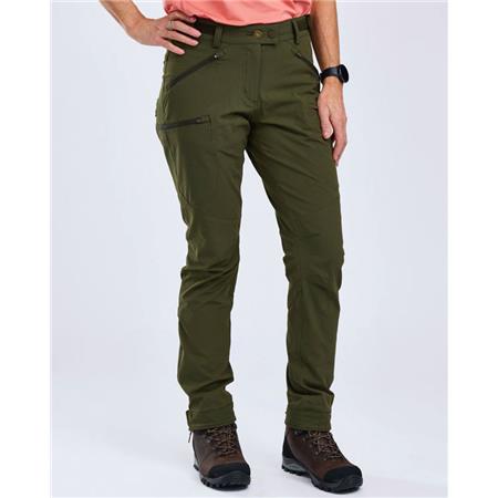 PANTALON FEMME PINEWOOD ABISKO LIGHT STRETCH - MOSS GREEN/MOSS GREEN