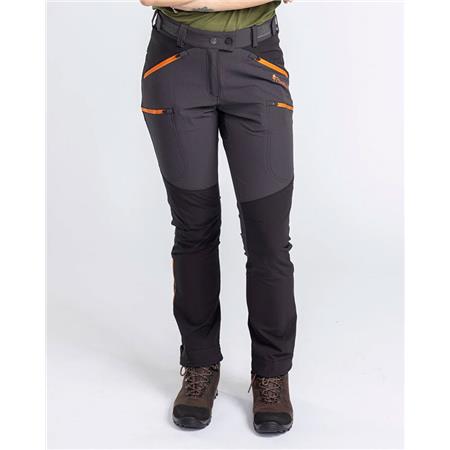 PANTALON FEMME PINEWOOD ABISKO LIGHT STRETCH W - ANTHRACITE/NOIR