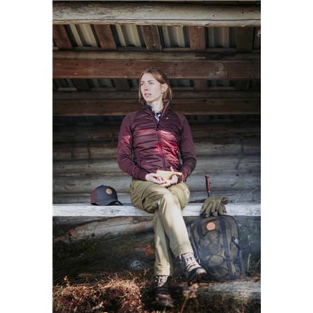 PANTALON FEMME PINEWOOD FINNVEDEN HYBRID ZIP-OFF W - OLIVE