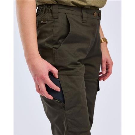 PANTALON FEMME PINEWOOD FINNVEDEN OUTDOOR - MOSS GREEN