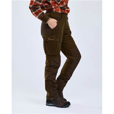 PANTALON FEMME PINEWOOD SMÅLAND FOREST PADDED - SUEDE BROWN