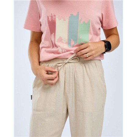PANTALON FEMME PINEWOOD VÄRNAMO INSECTSAFE HEMP MIX - LINEN BEIGE