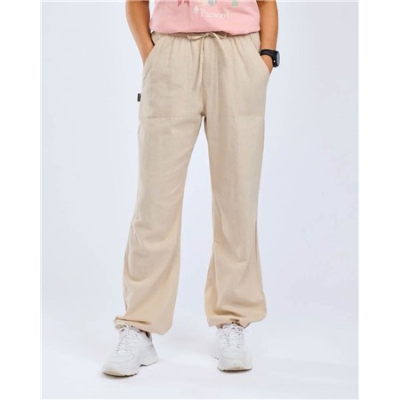 PANTALON FEMME PINEWOOD VÄRNAMO INSECTSAFE HEMP MIX - LINEN BEIGE