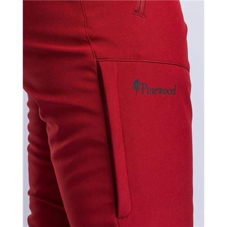 PANTALON FEMME PINEWOOD WILDA STRETCH SHELL - TOMATO