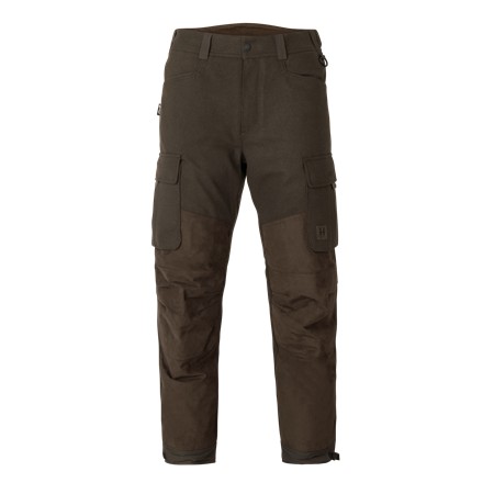 Pantalón Hombre Harkila Kodiak Cleverwool Hsp Insulated - Verde Caza Oscuro/Marrón Sombra