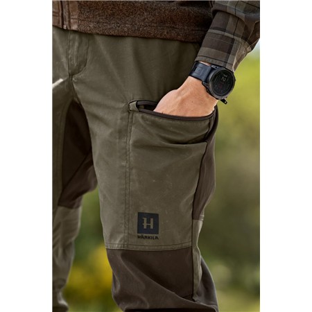 PANTALON HOMME HARKILA FJELL - GRAPE LEAF/WILLOW BROWN
