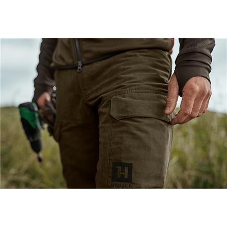 PANTALON HOMME HARKILA SCANDINAVIAN - VERT/MARRON FONCÉ