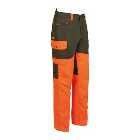 Pantalon Homme Percussion Roncier Tradition - Kaki/Orange