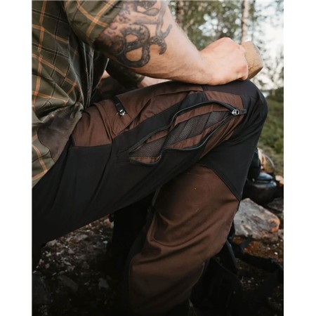 PANTALON HOMME PINEWOOD CARIBOU TC - D.BROWN/BLACK
