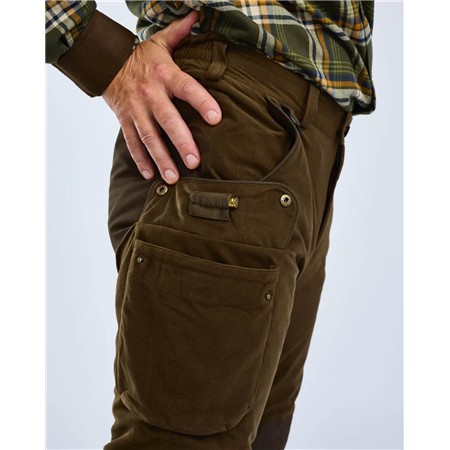 PANTALON HOMME PINEWOOD SMÅLAND FOREST PADDED - SUEDE BROWN