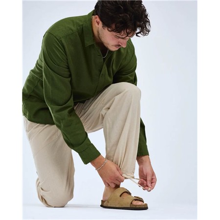 PANTALON HOMME PINEWOOD VÄRNAMO INSECTSAFE HEMP MIX - LINEN BEIGE