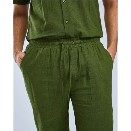 PANTALON HOMME PINEWOOD VÄRNAMO INSECTSAFE HEMP MIX - PINE GREEN