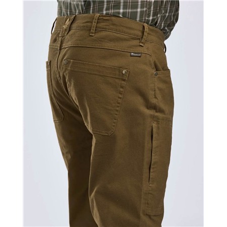 PANTALON HOMME PINEWOOD VÄRNAMO VINTAGE CANVAS - OLIVE BROWN