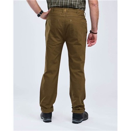PANTALON HOMME PINEWOOD VÄRNAMO VINTAGE CANVAS - OLIVE BROWN