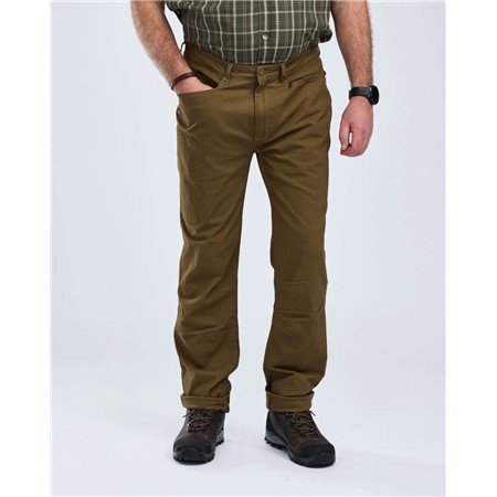 PANTALON HOMME PINEWOOD VÄRNAMO VINTAGE CANVAS - OLIVE BROWN