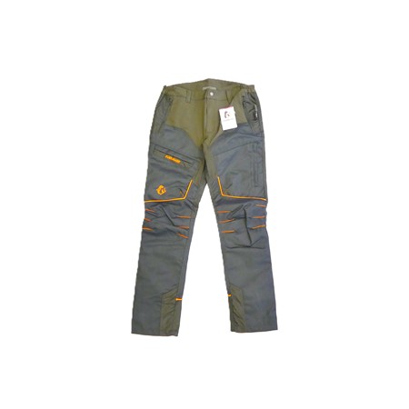 Pantalon Homme Somlys 654 Kevlar Survivor - Marron/Vert - 44