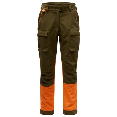 Pantalón Mujer Pinewood Furudal Expert 2L Hunting - Olive/Orange