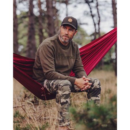 PANTALON PENTRU BĂRBAȚI PINEWOOD VÄRNAMO SERENGETI - KHAKI CAMUFLAJ