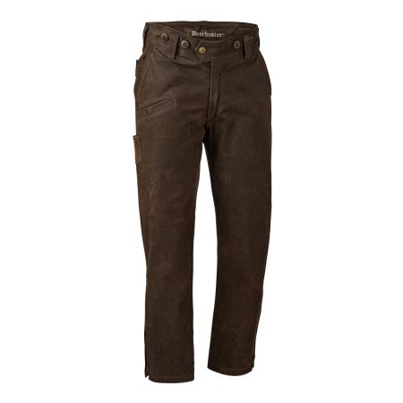 Pantalone Di Segue Uomo Deerhunter Strasbourg Leather Boot Trousers Deep Green