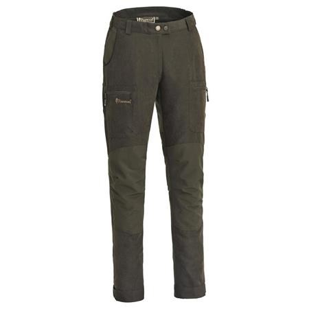 Pantalone Donna Pinewood Caribou Hunt Trs Wmn Suede Quadrati Arancione