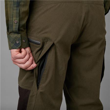 PANTALONE UOMO HARKILA DRIVEN HUNT HWS LEATHER - VERDE/MARRONE