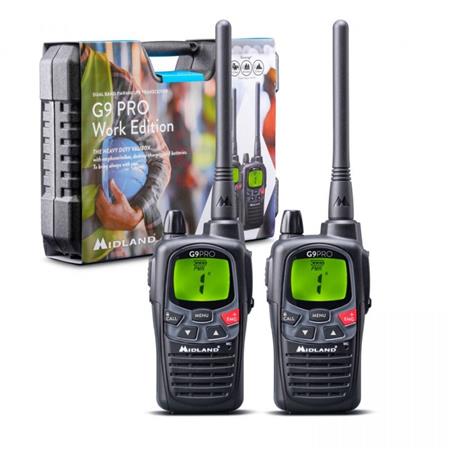PAQUETE DE WALKIE-TALKIE MIDLAND G9 PRO - PAQUETE DE 2