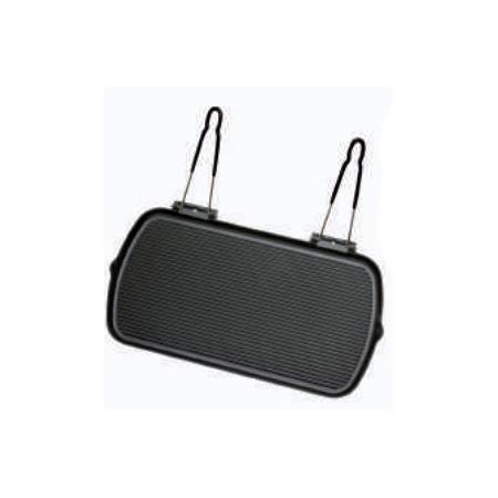 Parrilla Invicta Rectangle Double Poignée Manche Rabattable