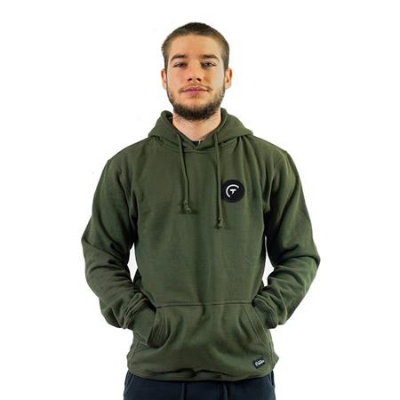 Personalizowana Myśliwska Bluza Z Kapturem Sur Vos Traces - Khaki