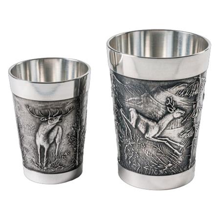 PEWTER CUPS FRITZMANN HUNTING SCENES