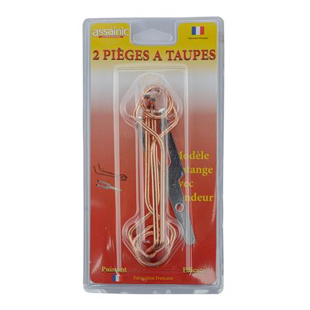 PIÈGES À TAUPES EUROP ARM MODÈLE PUTANGE AVEC TENDEUR - PAR 2