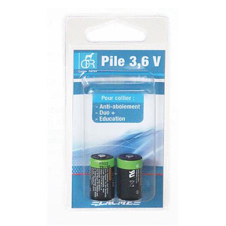 Pile 3,6 Volts Pour Collier Education Et Duo+ Lacme Für Erziehungshalsband Anti-Bell Und Duo+