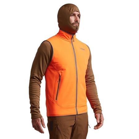PILE SENZA MANICHE UOMO SITKA ALPHA - BLAZE ORANGE