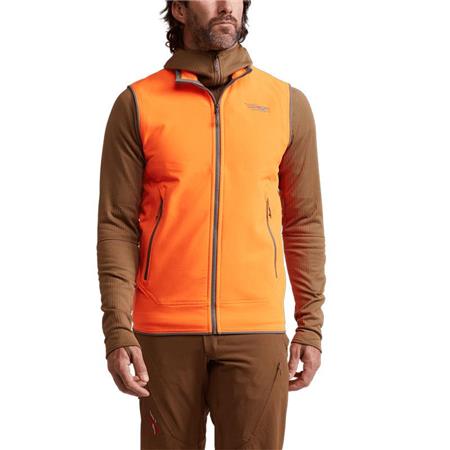 PILE SENZA MANICHE UOMO SITKA ALPHA - BLAZE ORANGE