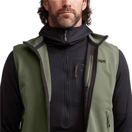 PILE SENZA MANICHE UOMO SITKA ALPHA - OLIVE GREEN