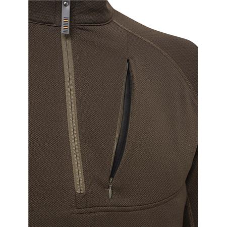 PILE UOMO BERETTA CERAMIC FACE FLEECE MARONE