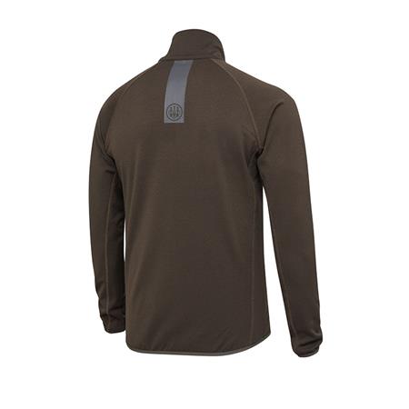 PILE UOMO BERETTA CERAMIC FACE FLEECE MARONE