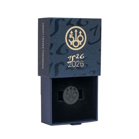 PIN BERETTA 500TH ANNIVERSARY LIMITED EDITION - BLACK/GUNMETAL